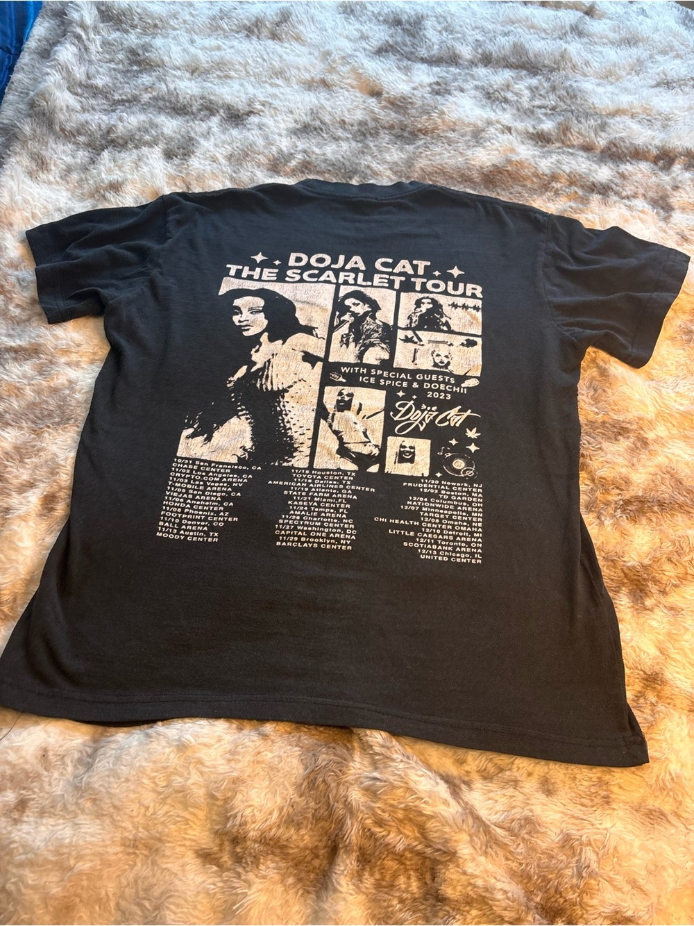 Doja Cat The Scarlet Tour Black Graphic Tee